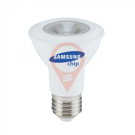 LED Bulb - SAMSUNG Chip 7W E27 PAR20  Plastic 3000K