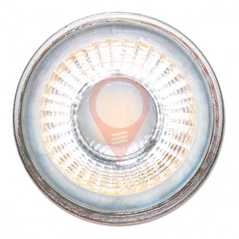 LED Spotlight - 5W GU10 Glass Cup with lens White Blister