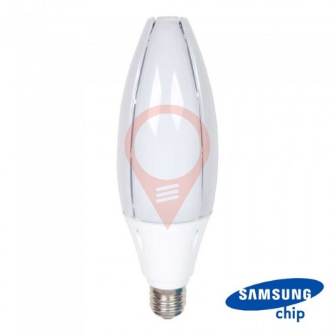 LED Bulb - SAMSUNG CHIP 60W E40 Olive Lamp Natural White