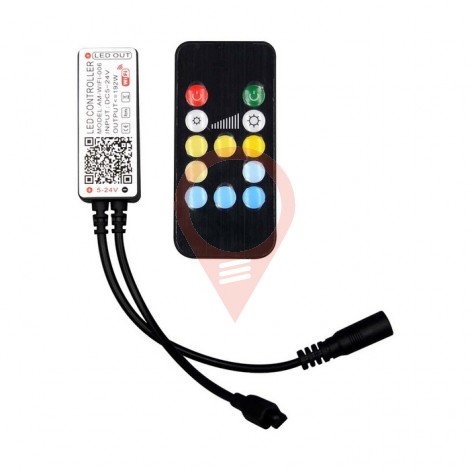 Wifi Controller with Remote Control 3 in 1 RGB 24 Buttons 