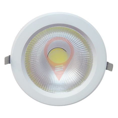 40W LED Downlight Reflector - PKW Body, White