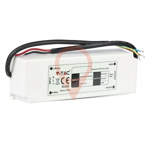 LED Plastic Slim Power Supply 150W 12V IP67