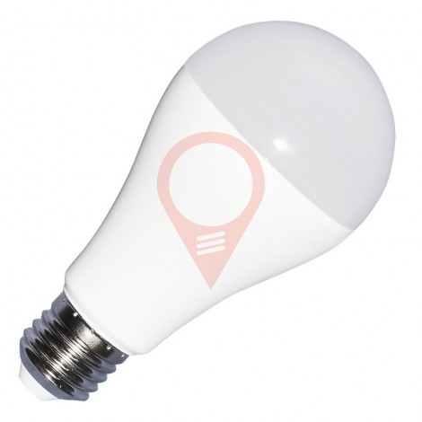 LED Bulb - 15W E27 A65 200° Thermoplastic White