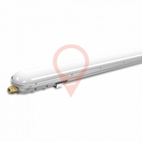 LED Waterproof Tube - 150cm With Emergency Kit White