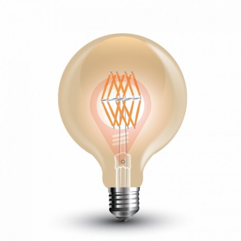 LED Bulb - 8W Filament E27 G95 Amber Warm White 