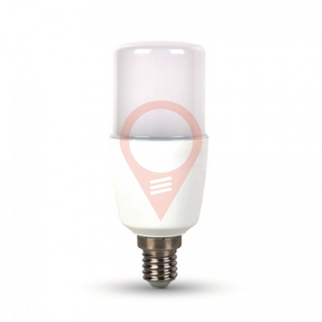 LED Bulb - 9W E14 T37 Plastic White 