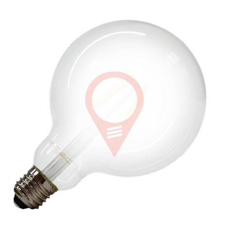 Filament LED Bulb - 7W E27 G125 Frost Cover Warm White