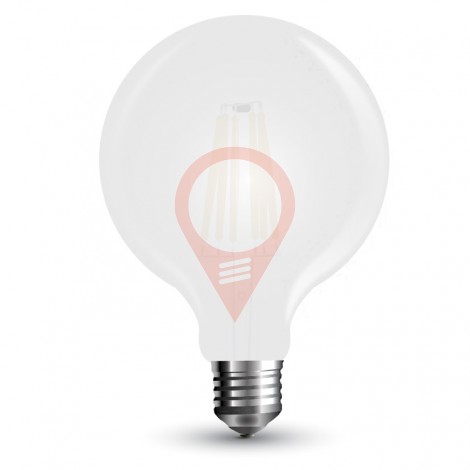LED Bulb - 7W Filament E27 G95 Frost Cover Warm White 