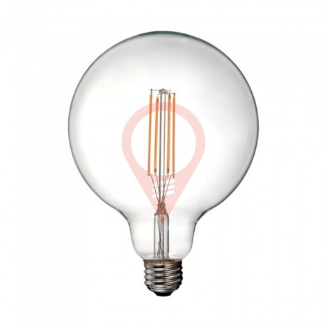 LED Bulb - 12.5W Filament E27 G125 Clear Cover 3000K