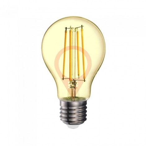 LED Bulb - 12.5W Filament E27 A70 Amber Cover 2200K