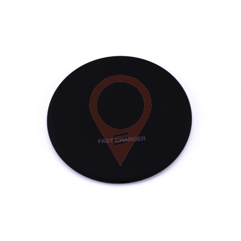 Wireless Charger 5A Fast Charging Round Black 