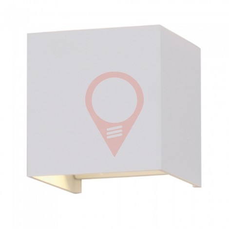 12W LED Wall Lamp With Bridgelux Chip White 4000K Square 