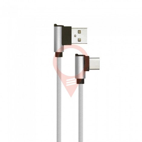 1m. Type C USB Cable Grey - Diamond Series 