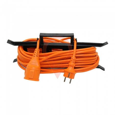 Extension Cord 3G 1.5mm x 15m 1 Way 16A IP44 Orange & Black