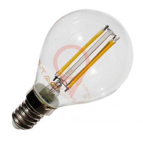 Filament LED Bulb - 4W E14 P45 Natural White