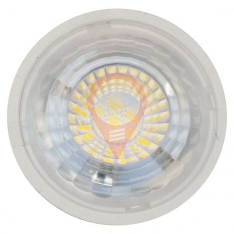 LED Spotlight - 7W GU10 Plastic with Lens Natural White Dimmable