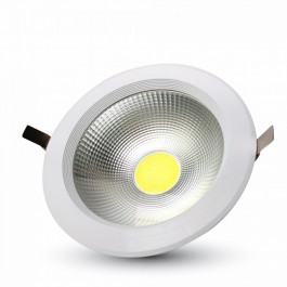 20W LED COB Downlight Round White