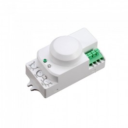 Microwave Sensor With Manual Override Function White