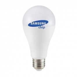 LED Bulb - SAMSUNG CHIP 12W E27 A++ A65 Plastic Warm White