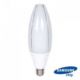 LED Bulb - SAMSUNG CHIP 60W E40 Olive Lamp Natural White