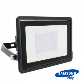 30W LED Floodlight SAMSUNG Chip Black Body 6400K