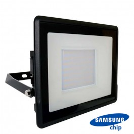 50W LED Floodlight SAMSUNG Chip Black Body 6400K