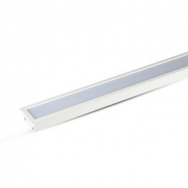 LED Linear Light SAMSUNG Chip 40W Recessed White Body 4000K 1211x70x35mm