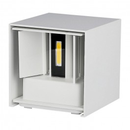 5W Wall Lamp with Bridglux Chip White Body Square IP65 4000K 