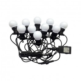 0.5W LED String Light 5m10 Bulbs EU 3000K
