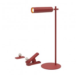 3W LED Magnetic Table Lamp Rechargeable 4000K Red Body