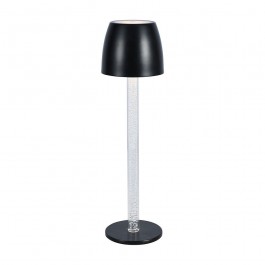 3W LED Table Lamp - Transparent Pole 3000K White Body