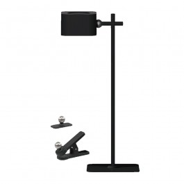 3W LED Magnetic Table Lamp With Battery 1800mAh CCT: 3IN1 Black Body