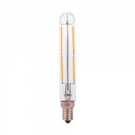 LED Bulb - 4W E14 T20 Filament Clear Glass 6000K