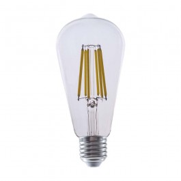 LED Bulb 4W Filament E27 ST64 Clear Cover 4000K