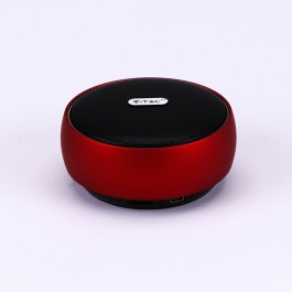 Portable Bluetooth Speaker Micro USB High End Cable 800mah Battery Red 