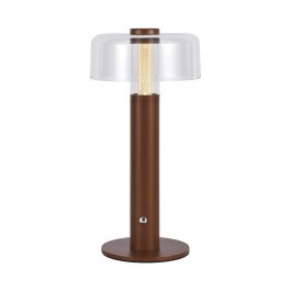 LED Table Lamp 1800mAh Battery 150 x 300 3 in 1 Brown Body