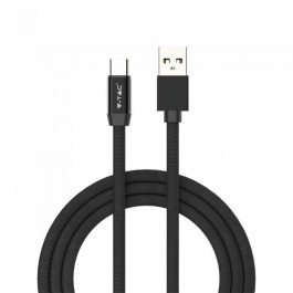 1m. Type C USB Cable Black - Ruby Series