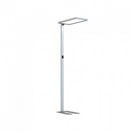 80W LED Floor Lamp Touch Dimming Up/Down Silver 4000K