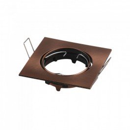GU10 Fitting Square Movable Bronze  