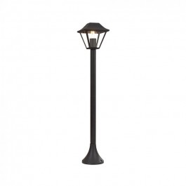 Pole Lamp 1 x E27 950mm IP44 Black 