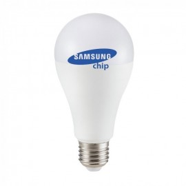 LED Bulb - SAMSUNG CHIP 6.5W E27 A++ A60 Plastic Warm White
