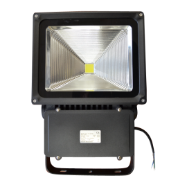 100W LED Floodlight Classic Reflector - Warm White, Black Body