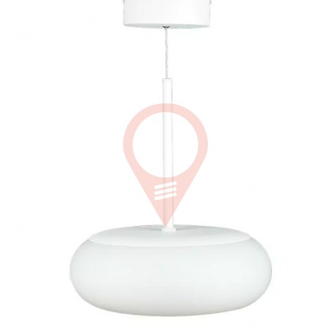25W LED Designer Hanging Pendant Light Triac Dimmable White 3000K