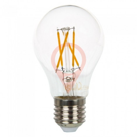 Filament Bec LED - 4W E27 A60 Alb Cald, Dimmable