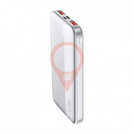 10000mAh Fast Charger Power Bank White
