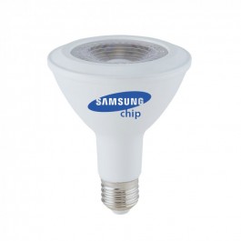 Bec LED - SAMSUNG Chip 11W E27 PAR30 Plastic Alb Rece