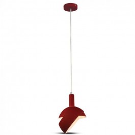 Plastic Pendant lampă E14 Cu  aluminiu Roșu