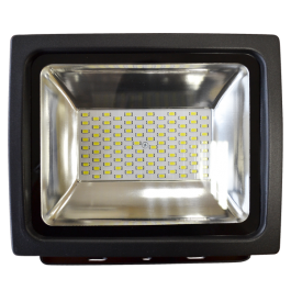 100W Proiector LED Clasic Premiu SMD - Alb Cald, Negru Corp