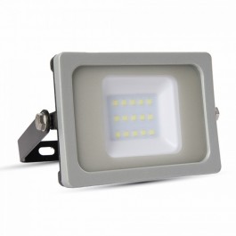 10W Proiector LED Corp Negru/Gri SMD, Alb Natural