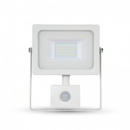 20W Proiector LED Sensor Corp Alb SMD, Alb Cald